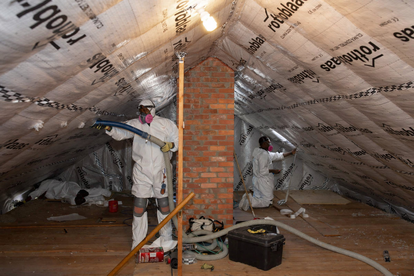 Attic air sealing